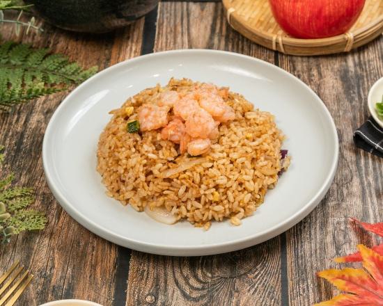 沙茶蝦仁蛋炒飯